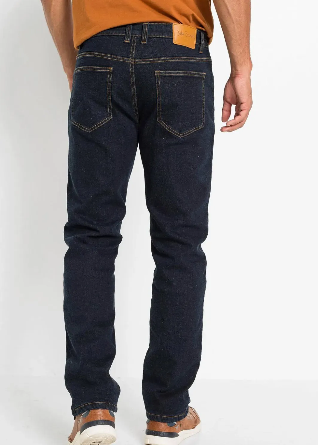 Hot Thermo Classic Fit Stretch-Jeans mit wärmendem Fleecefutter Herren Große Größen|Outdoorbekleidung