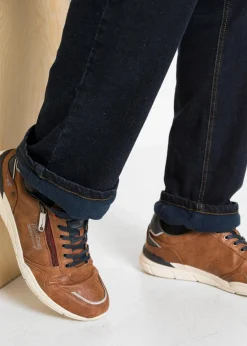 Hot Thermo Classic Fit Stretch-Jeans mit wärmendem Fleecefutter Herren Große Größen|Outdoorbekleidung