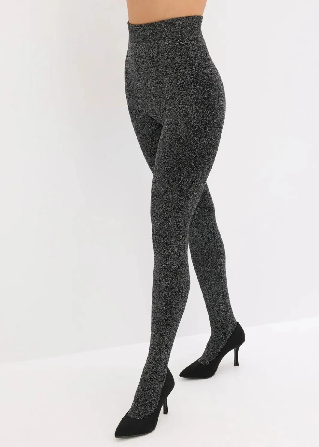 Damen bonprix Wäsche·Socken & Strumpfhosen|Thermounterwäsche|Thermo Fleece Strumpfhose aus Glitzergarn