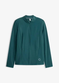 Sale Thermo Funktionsjacke mit halben Reißverschluss, schnelltrocknend Damen Jacken & Mäntel|Sportbekleidung