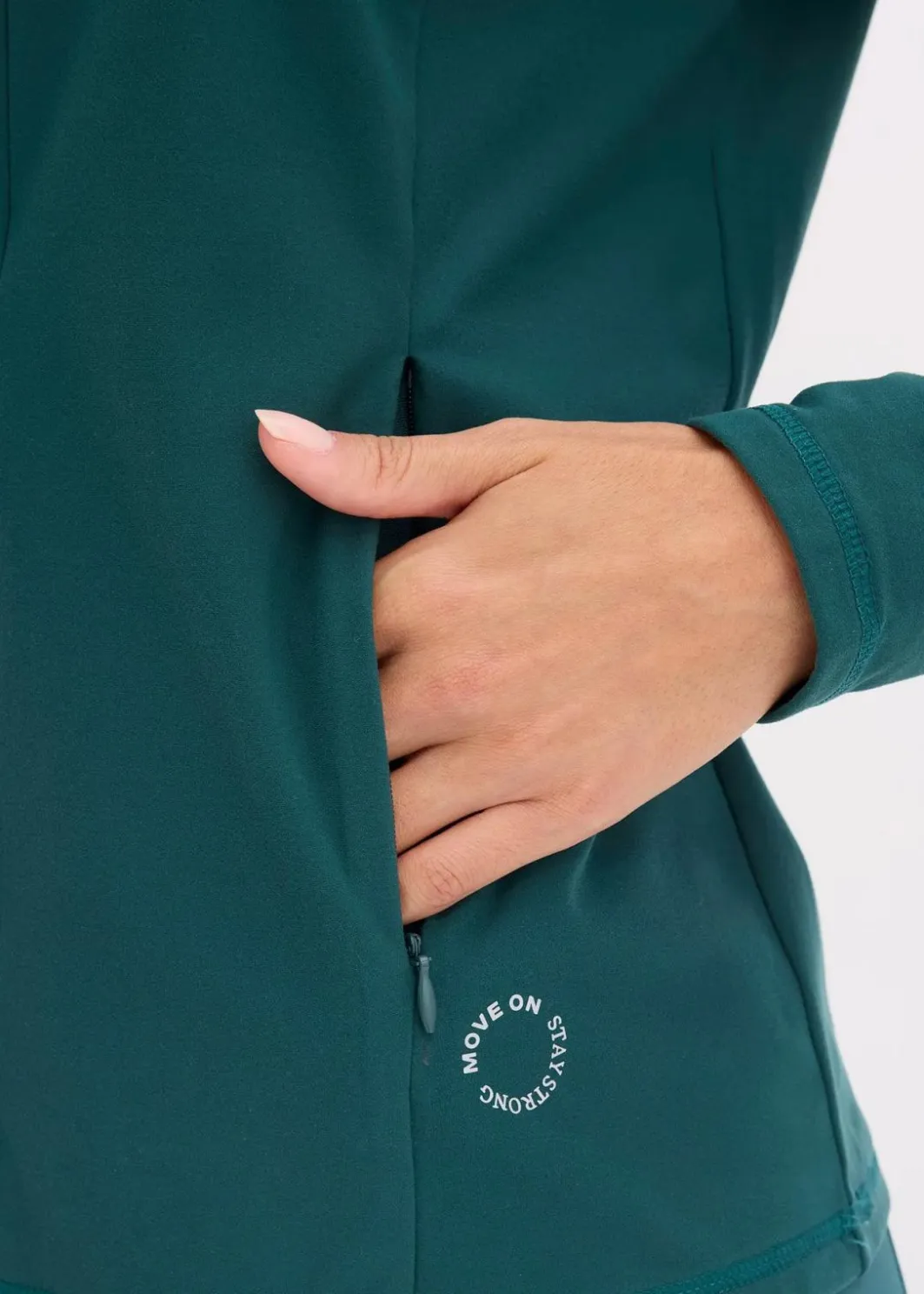 Sale Thermo Funktionsjacke mit halben Reißverschluss, schnelltrocknend Damen Jacken & Mäntel|Sportbekleidung