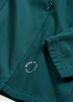 Sale Thermo Funktionsjacke mit halben Reißverschluss, schnelltrocknend Damen Jacken & Mäntel|Sportbekleidung