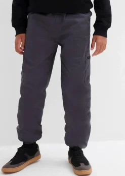 Kinder bonprix Jungen 9-16 Jahre·Jacken & Outdoor|Jungen 9-16 Jahre·Hosen|Thermo Loose Fit Cargohose mit Jerseyfutter
