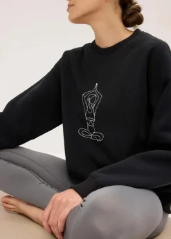 Outlet Thermo Oversized Funktions-Sweatshirt, schnelltrocknend Damen Bekleidung·Sweat|Bekleidung·Blusen & Tuniken