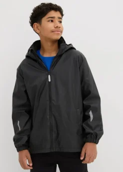 Kinder bonprix Jungen 9-16 Jahre·Jacken & Outdoor|Thermo Regenjacke mit Fleecefutter und abnehmbarer Kapuze