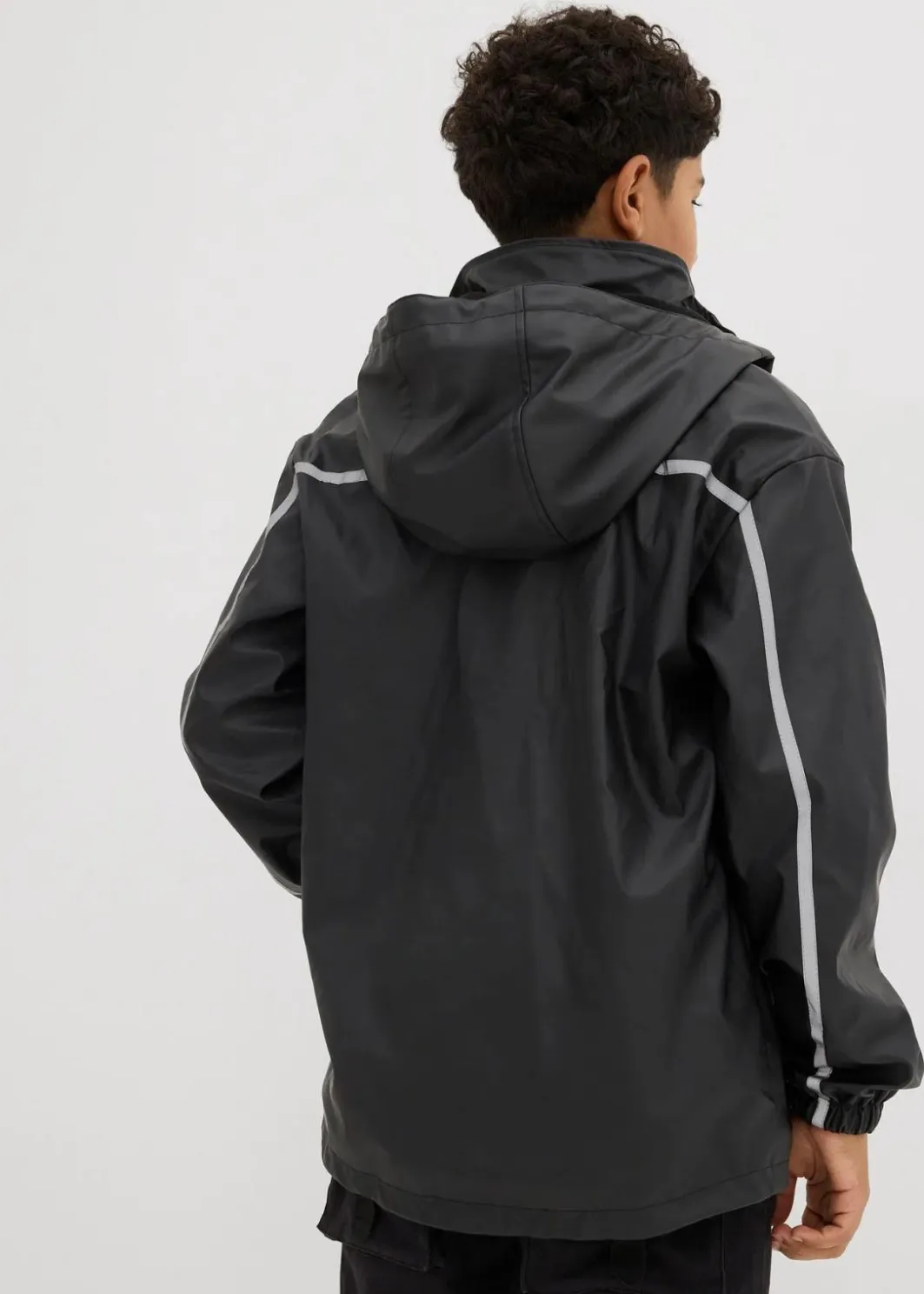 Kinder bonprix Jungen 9-16 Jahre·Jacken & Outdoor|Thermo Regenjacke mit Fleecefutter und abnehmbarer Kapuze