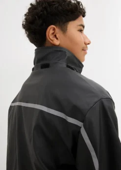 Kinder bonprix Jungen 9-16 Jahre·Jacken & Outdoor|Thermo Regenjacke mit Fleecefutter und abnehmbarer Kapuze