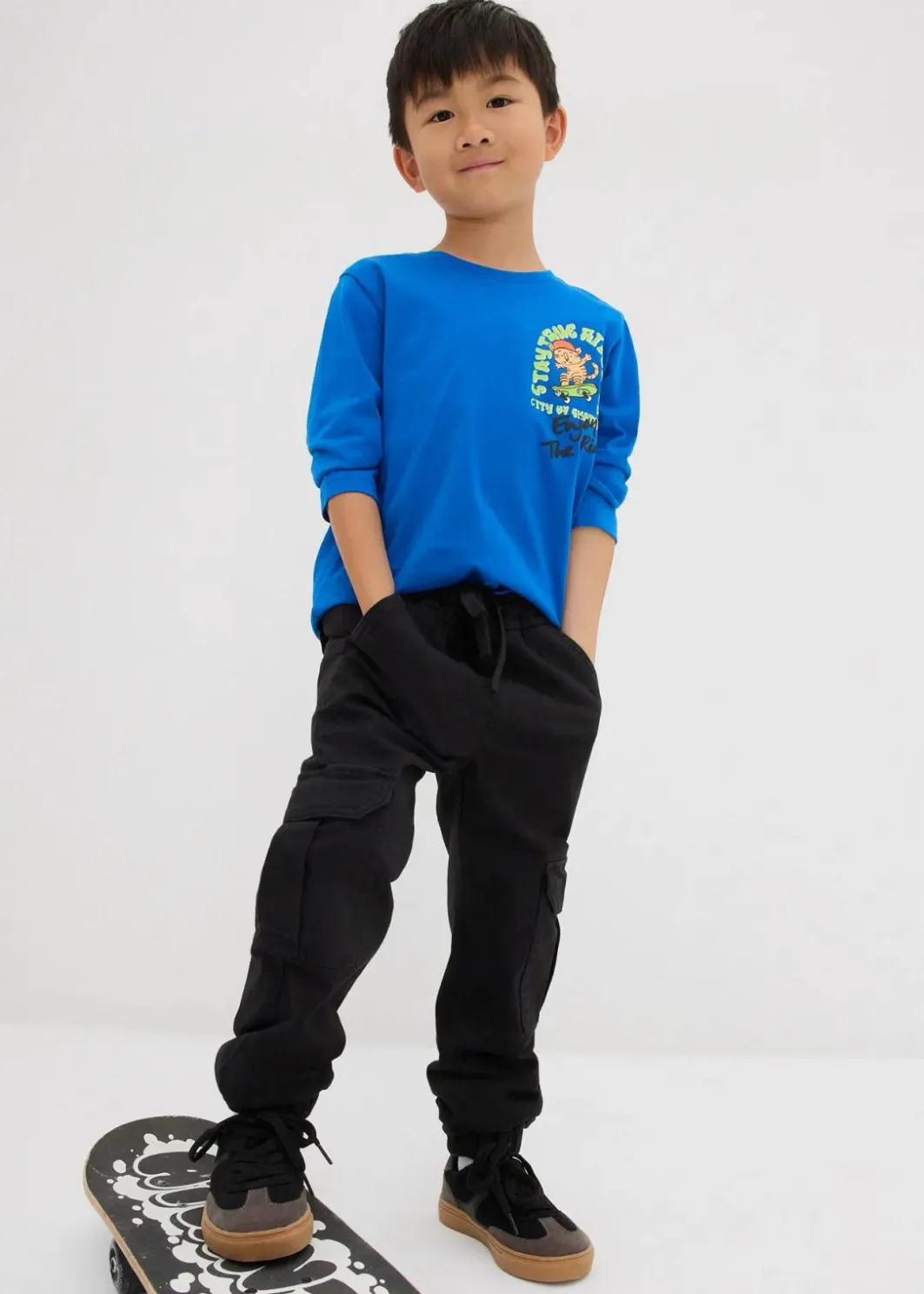 Online Thermo Regular Fit Cargohose mit Jerseyfutter Kinder Jungen 2-8 Jahre·Jeans & Hosen|Jungen 2-8 Jahre·Jacken & Outdoor