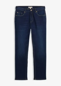 Herren bonprix Große Größen|Thermobekleidung|Thermo Regular Fit Stretch-Jeans mit weichem Jersey-Futter und Komfortbund, Straight
