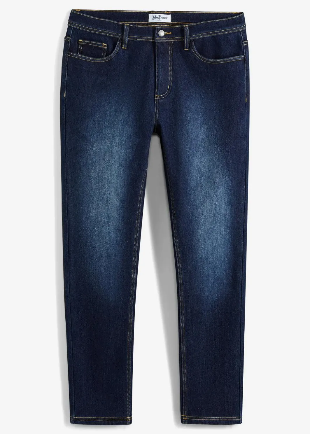 Outlet Thermo Regular Fit Stretch-Jeans mit wärmender Innenseite, Straight Herren Große Größen|Outdoorbekleidung