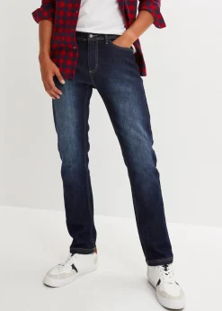 Herren bonprix Thermobekleidung|Jeans|Thermo Regular Fit Stretch-Jeans mit wärmender Innenseite, Straight