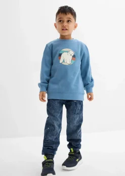 Kinder bonprix Jungen 2-8 Jahre·Jacken & Outdoor|Jungen 2-8 Jahre·Jeans & Hosen|Thermo Regular-Fit-Schlupf-Jeans mit Jerseyfutter