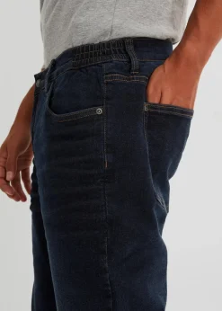 Herren bonprix Große Größen|Outdoorbekleidung|Thermo Relaxed Fit Stretch-Jeans mit Komfortbund, Straight