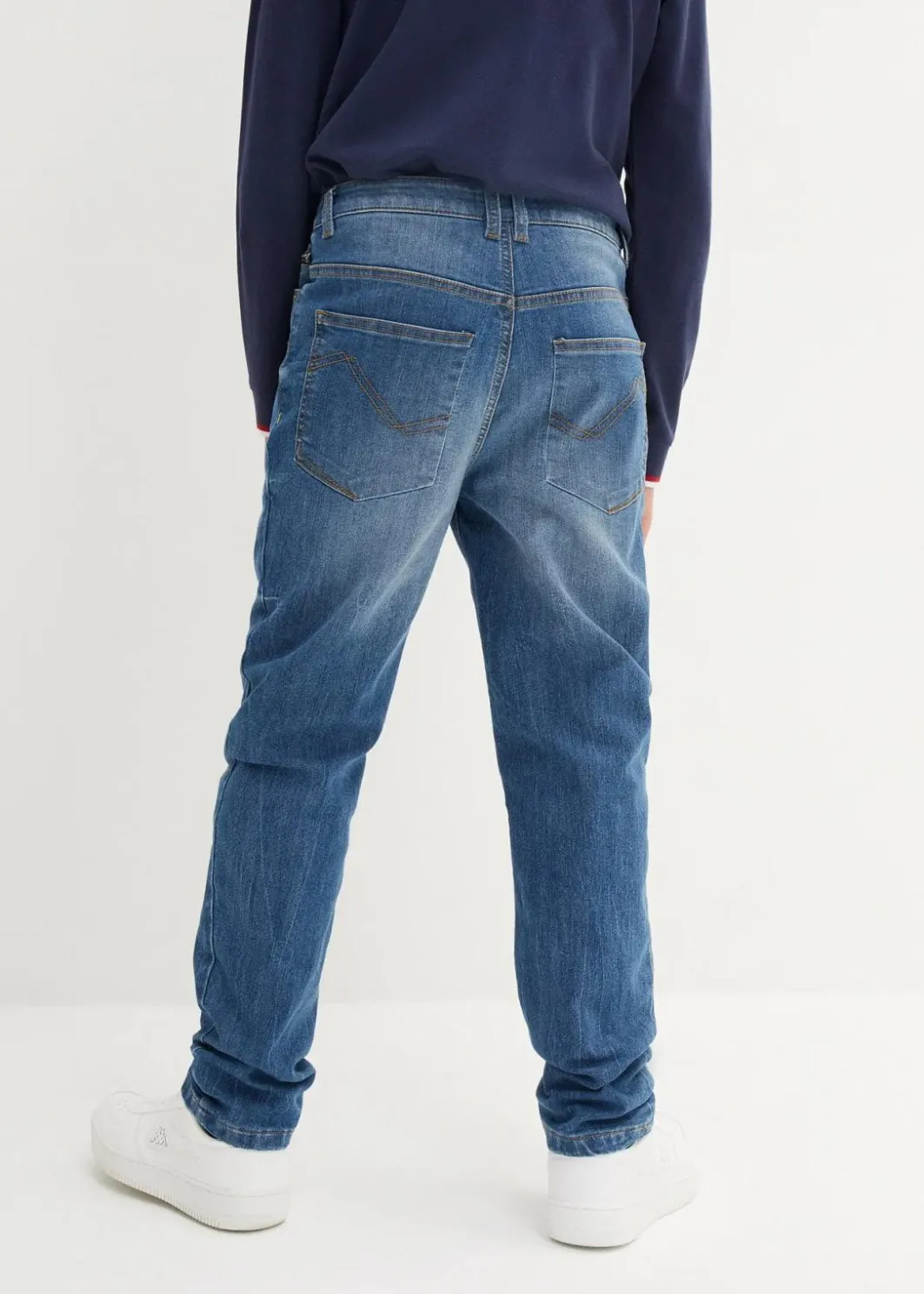 Kinder bonprix Jungen 9-16 Jahre·Bademode|Jungen 9-16 Jahre·Jacken & Outdoor|Thermo Slim-Fit-Jeans mit Flanellfutter, Tapered