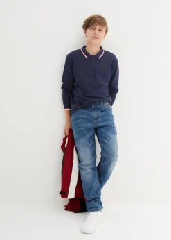 Kinder bonprix Jungen 9-16 Jahre·Bademode|Jungen 9-16 Jahre·Jacken & Outdoor|Thermo Slim-Fit-Jeans mit Flanellfutter, Tapered
