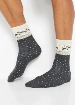 Outlet Thermo Socken mit Bio-Baumwolle (3er Pack) Damen Pantoletten, Sandalen & Hausschuhe|Socken