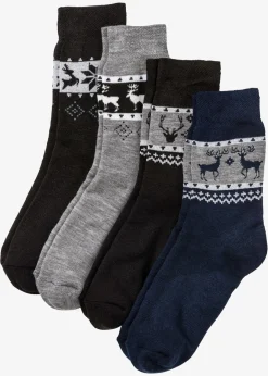 Damen bonprix Socken & Strumpfhosen|Thermounterwäsche|Thermo Socken unisex (4er Pack)