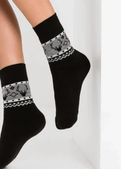 Damen bonprix Socken & Strumpfhosen|Thermounterwäsche|Thermo Socken unisex (4er Pack)
