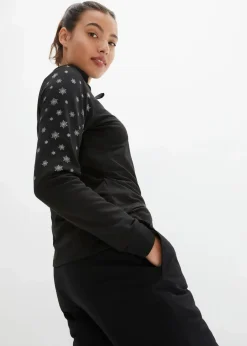 Damen bonprix Outdoorbekleidung|Thermobekleidung|Thermohose mit Fleecefutter und Komfortbund, wasserdicht