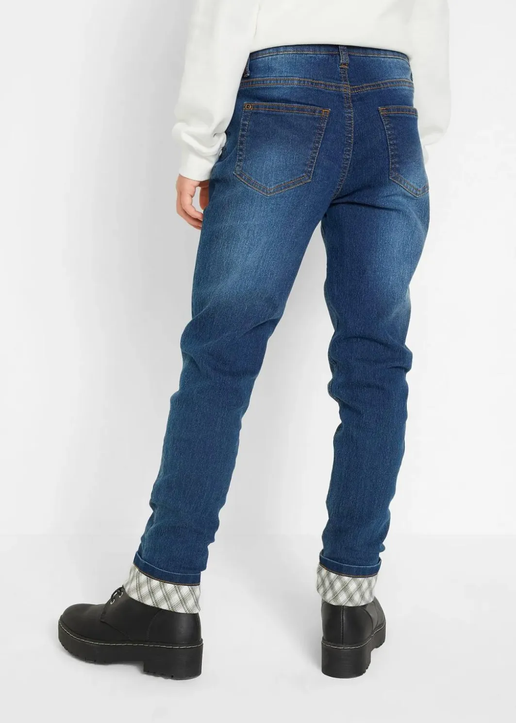 Kinder bonprix Mädchen 9-16 Jahre·Jacken & Outdoor|Mädchen 9-16 Jahre·Jeans|Thermojeans mit Flanellfutter