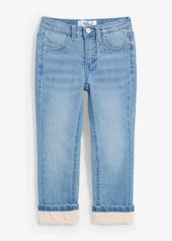 Kinder bonprix Mädchen 9-16 Jahre·Jeans|Mädchen 2-8 Jahre·Jeans & Hosen|Thermojeans mit Jerseyfutter Slim Fit