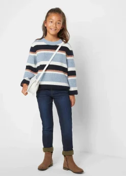 Kinder bonprix Mädchen 9-16 Jahre·Jacken & Outdoor|Mädchen 9-16 Jahre·Jeans|Thermojeans mit Jerseyfutter Mid Waist