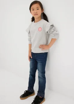 Kinder bonprix Mädchen 2-8 Jahre·Jeans & Hosen|Mädchen 9-16 Jahre·Jeans|Thermojeans mit Jerseyfutter Slim Fit