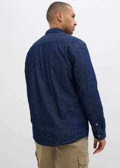 Herren bonprix Große Größen|Thermobekleidung|Thermo-Jeanshemd mit warmen Flanellfutter