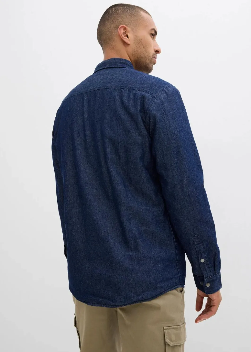 Herren bonprix Große Größen|Thermobekleidung|Thermo-Jeanshemd mit warmen Flanellfutter
