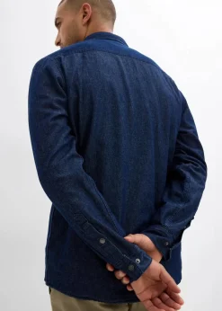 Herren bonprix Große Größen|Thermobekleidung|Thermo-Jeanshemd mit warmen Flanellfutter