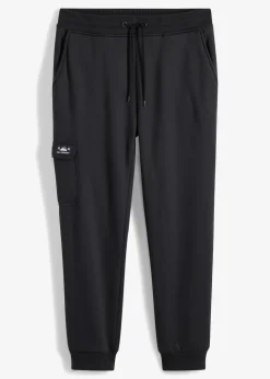 Herren bonprix Große Größen|Outdoorbekleidung|Thermo-Jogginghose mit Cargo-Taschen und Teddyfutter