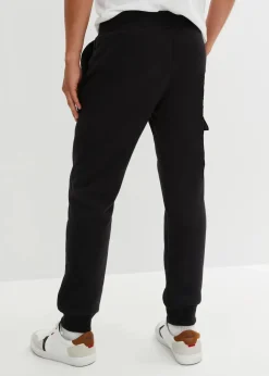 Herren bonprix Große Größen|Outdoorbekleidung|Thermo-Jogginghose mit Cargo-Taschen und Teddyfutter
