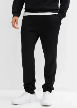 Herren bonprix Große Größen|Basics|Thermo-Jogginghose mit praktischen Reißverschlusstaschen