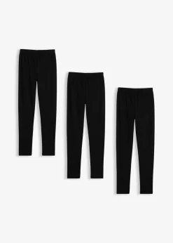 Best Thermo-Leggings aus elastischem Baumwoll-Mix (3er Pack) Kinder Mädchen 9-16 Jahre·Mehrfachpacks|Mädchen 9-16 Jahre·Hosen & Leggings