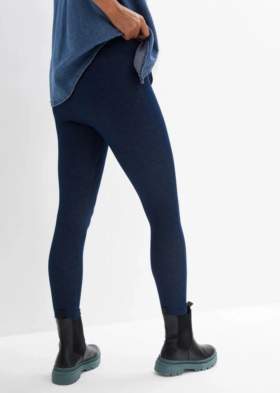Damen bonprix Bekleidung·Blazer|Thermo-Leggings für die Schwangerschaft in Jeansoptik