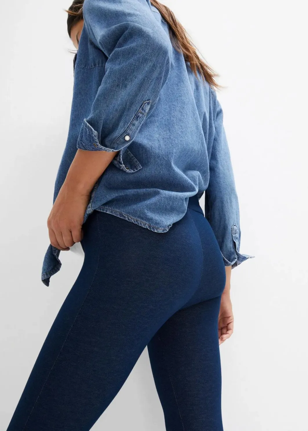 Damen bonprix Bekleidung·Blazer|Thermo-Leggings für die Schwangerschaft in Jeansoptik