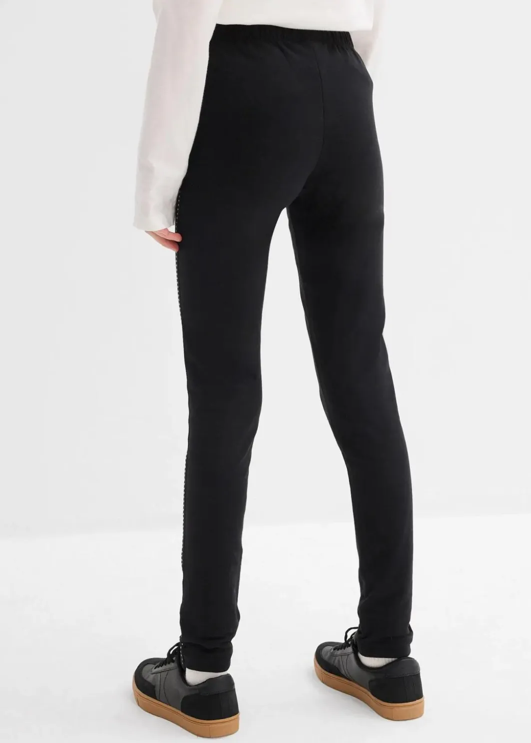 Kinder bonprix Mädchen 9-16 Jahre·Hosen & Leggings|Thermo-Leggings mit Nietenband