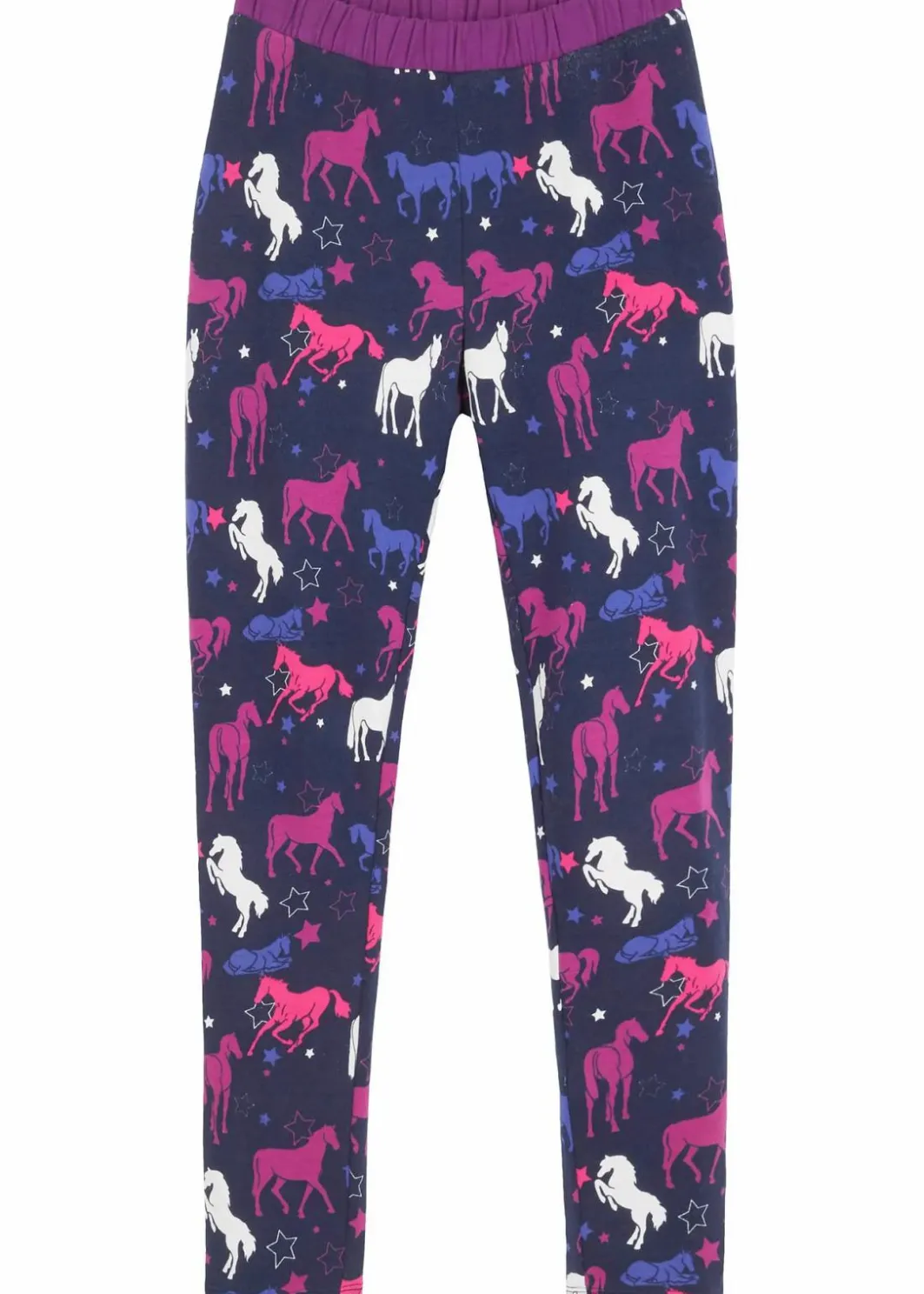 Kinder bonprix Mädchen 2-8 Jahre·Jeans & Hosen|Thermo-Leggings mit Pferdemotiv