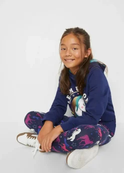 Kinder bonprix Mädchen 2-8 Jahre·Jeans & Hosen|Thermo-Leggings mit Pferdemotiv
