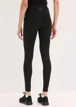 Clearance Thermo-Leggings mit reflektierenden Details und Handytasche Damen Hosen|Sportbekleidung