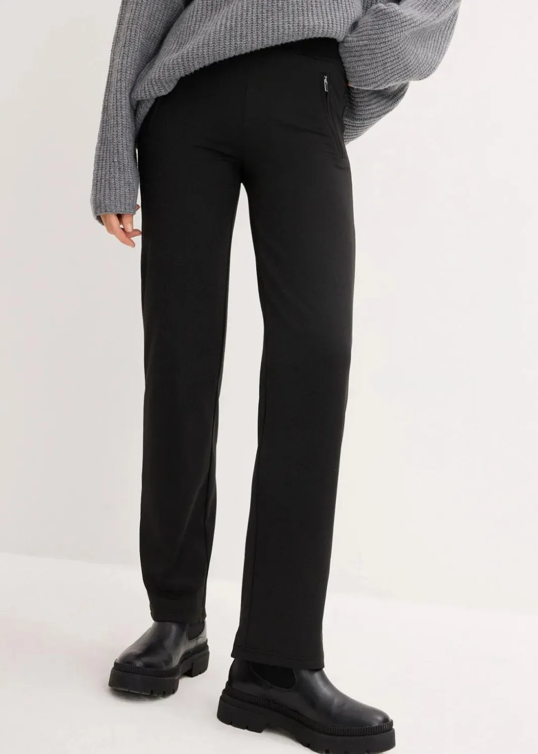 Outlet Thermo-Leggings mit Reißverschlusstaschen Damen Bekleidung·Kleider|Hosen