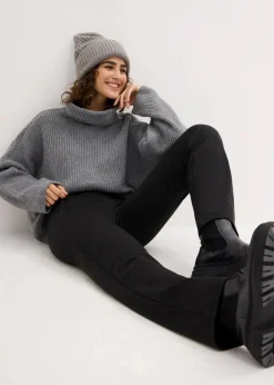 Outlet Thermo-Leggings mit Reißverschlusstaschen Damen Bekleidung·Kleider|Hosen