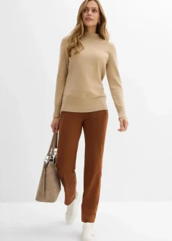 Damen bonprix Hosen|Bekleidung·Kleider|Thermo-Leggings mit Reißverschlusstaschen