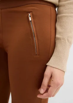 Damen bonprix Hosen|Bekleidung·Kleider|Thermo-Leggings mit Reißverschlusstaschen
