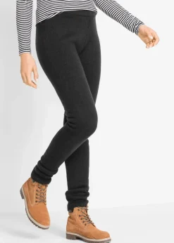 Discount Thermo-Leggings mit Rippbund Damen Bekleidung·Kleider|Thermobekleidung