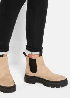 Damen bonprix Bekleidung·Kleider|Hosen|Thermo-Leggings mit Teddyfutter