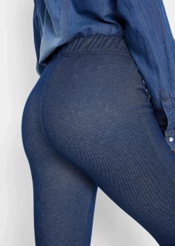 Damen bonprix Bekleidung·Kleider|Thermobekleidung|Thermo-Leggins in Jeansoptik