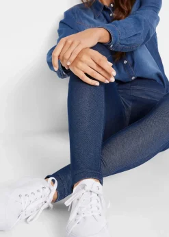 Damen bonprix Bekleidung·Kleider|Thermobekleidung|Thermo-Leggins in Jeansoptik