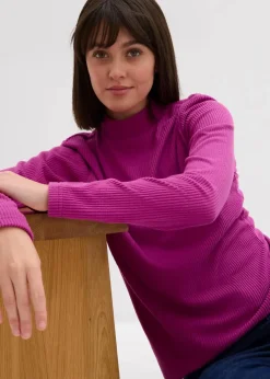 New Thermoshirt mit Stehkragen Damen Outdoorbekleidung|Thermobekleidung