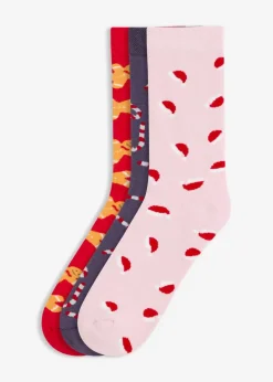 Thermosocken (3er Pack) Damen Mehrfachpacks|Jungen·Strümpfe